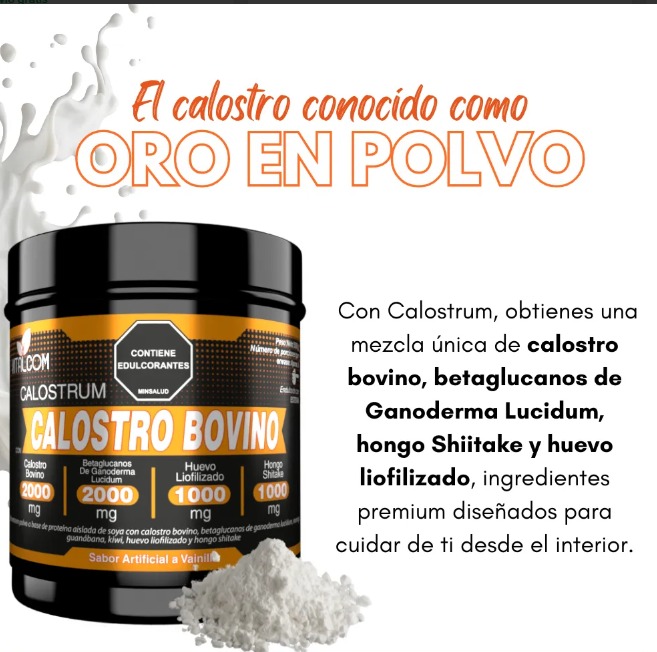 CALOSTRUM CALOSTRO BOVINO 500g